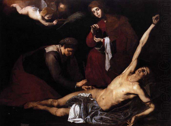 St Sebastian Tended by the Holy Women, Jusepe de Ribera